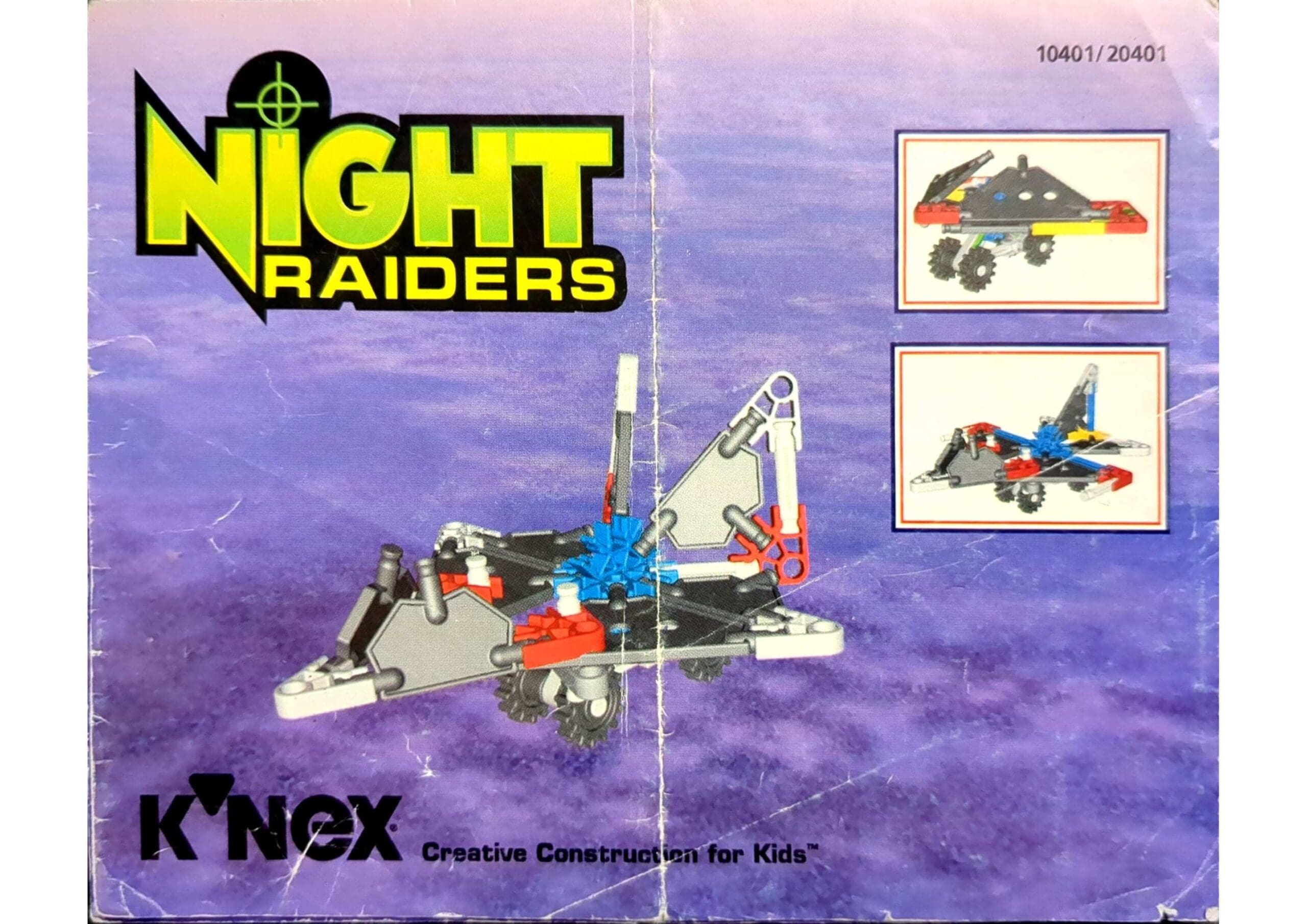 Night Raiders 10401 instruction manual