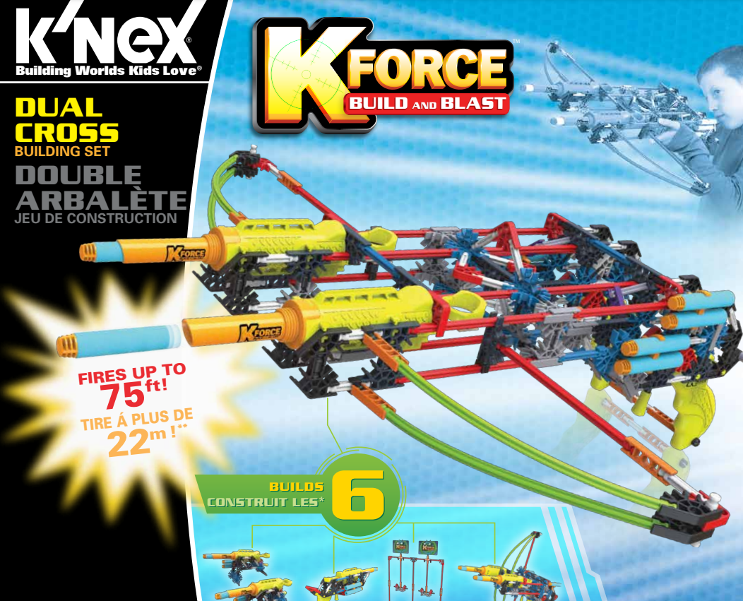 K'Nex K-Force Dual Cross 47526 instruction manual