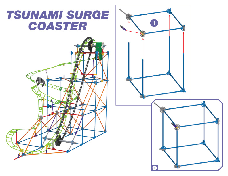 Tsunami Surge Coaster Bonus Build 51438 instruction manual