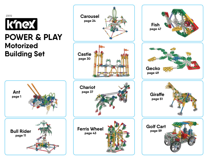 Power and Play Alt pg 01 65 23012 instruction manual