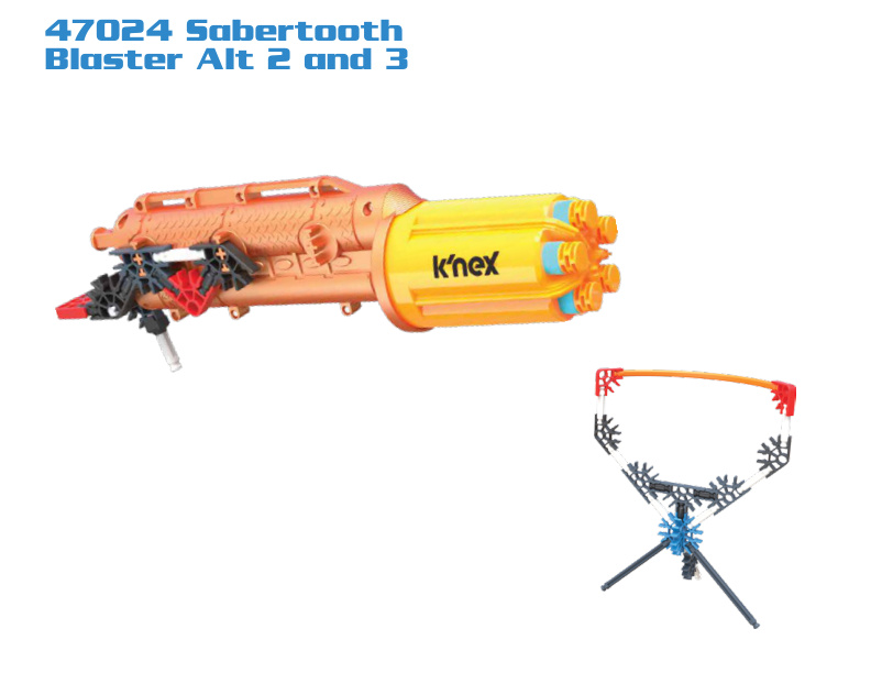 K FORCE Sabertooth Rotoshot Blaster Alt 2 and 3 47024 instruction manual