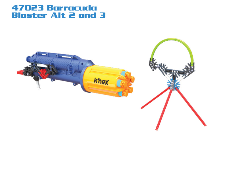 K FORCE Barracuda Rotoshot Blaster Alt 2 and 3 47023 instruction manual