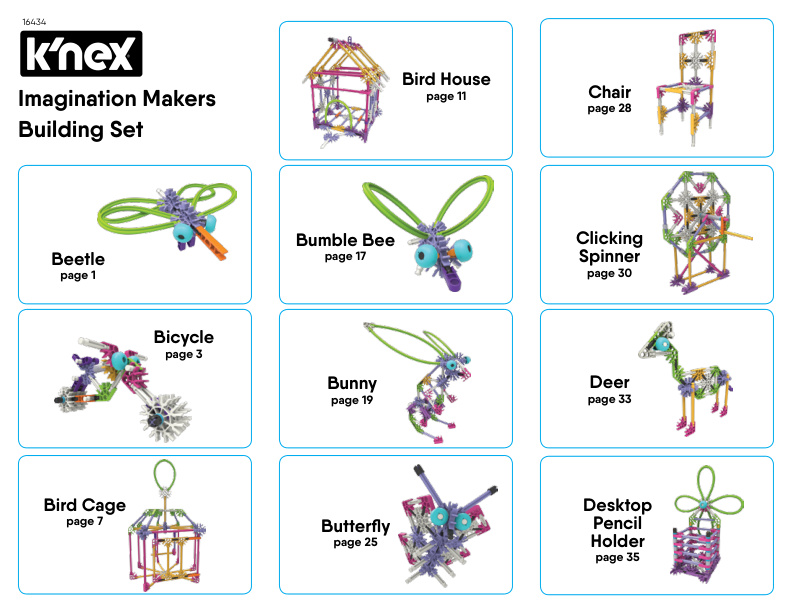 Imagination Makers Alt Models 1 pg 1 38 16434 instruction manual
