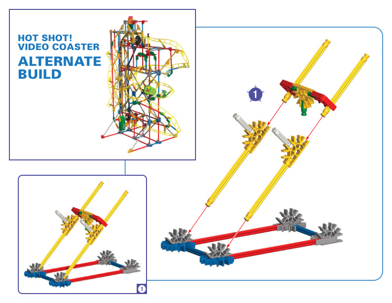 Hot Shot Video Coaster Alt Build 57075 instruction manual