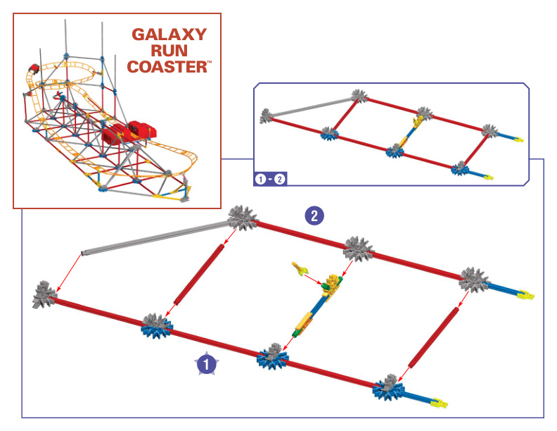 Galaxy Run Coaster 51026 instruction manual