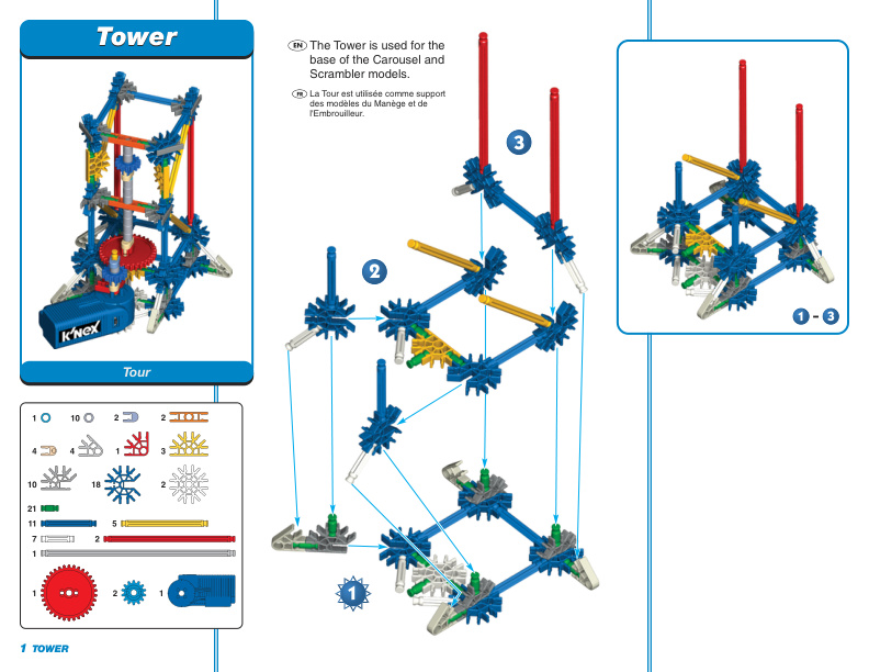 Education Amusement Park Experience Tower 78890 instruction manual