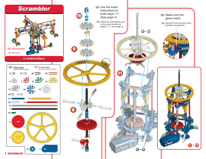 Education Amusement Park Experience Scrambler 78890 instruction manual