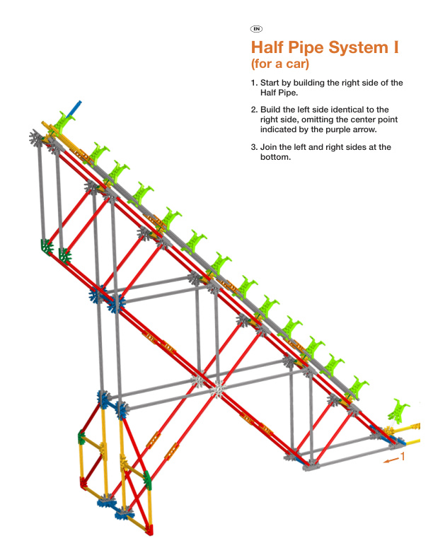 Education Amusement Park Experience Half Pipe I 78890 instruction manual
