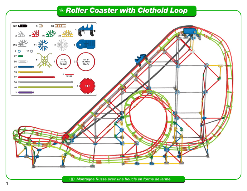 Education Amusement Park Experience Coaster with Loop 78890 instruction manual