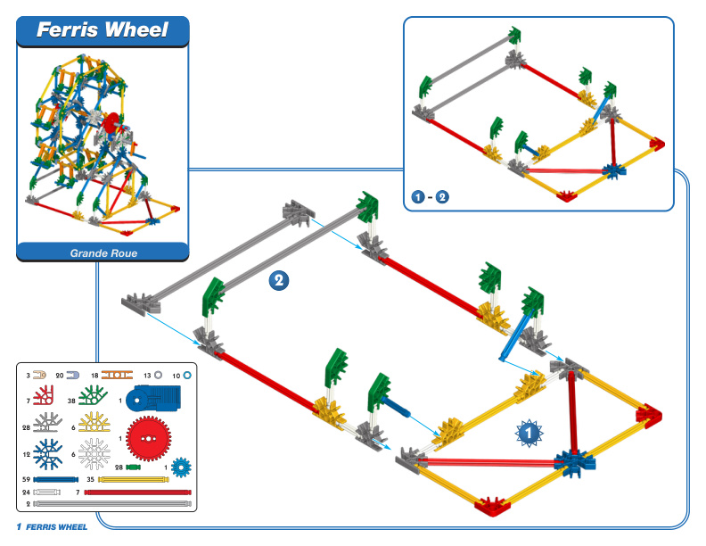 Education Amusement Park Experience Ferris Wheel 78890 instruction manual