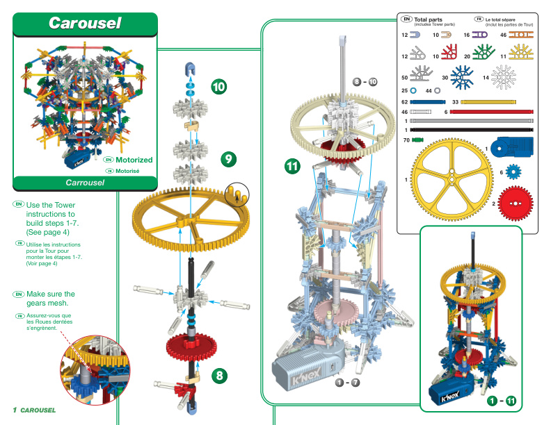 Education Amusement Park Experience Carousel 78890 instruction manual
