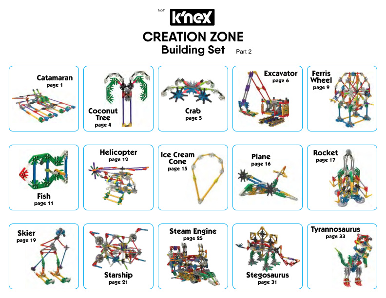 Creation Zone Alt part 2 16511 instruction manual