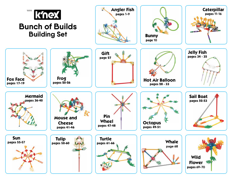 Bunch of Builds Alt 18818 instruction manual