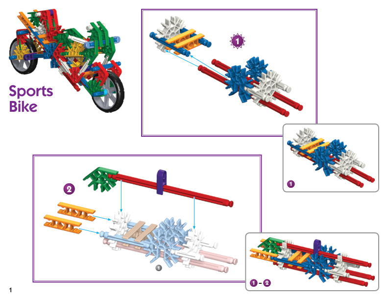 800 Value Tub Web Sports Bike 12476 instruction manual