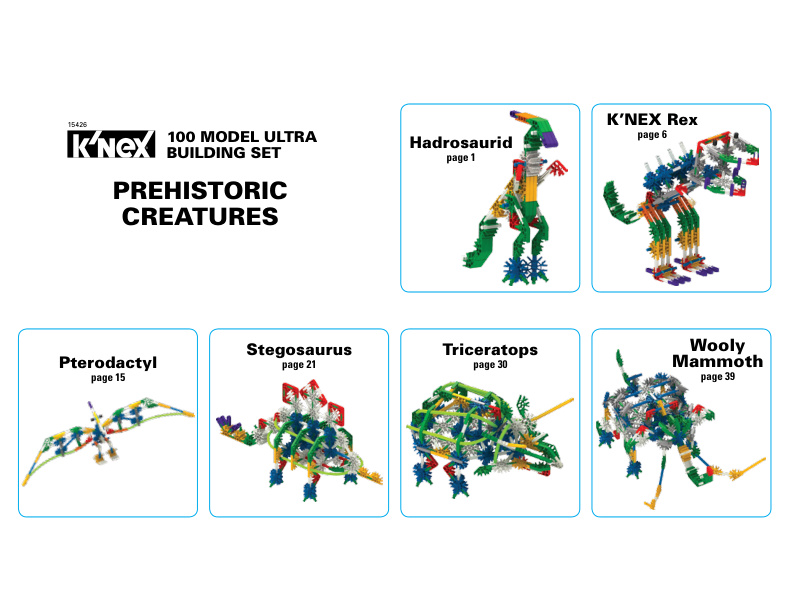 100 Model Ultra Set Costco Canada Web Models Prehistoric Creatures 15426 instruction manual