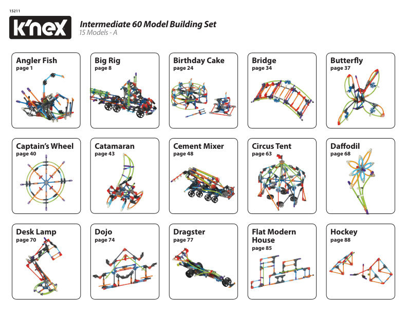 60 Model Set WEB A 15211 instruction manual
