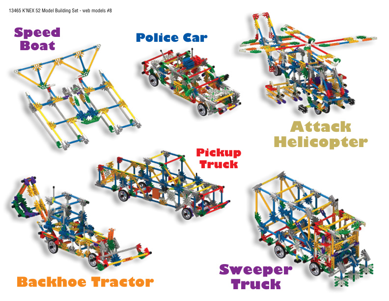 52 Model Building Set web models 8 13465 instruction manual