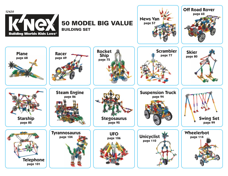 50 Model Web Builds 2 12420 instruction manual