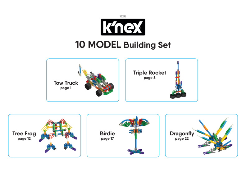 10 Model Set Alt 15216 instruction manual