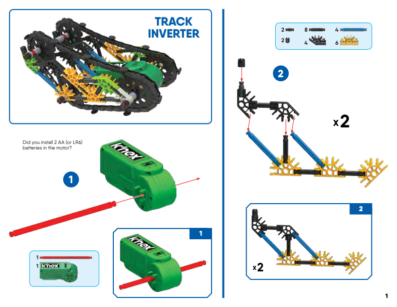 4WD Crusher Tank Track Inverter Alt 13127 instruction manual