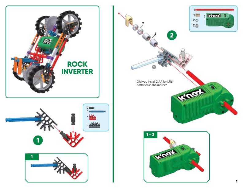 4WD Demolition Truck Rock Inverter Alt 13026 instruction manual