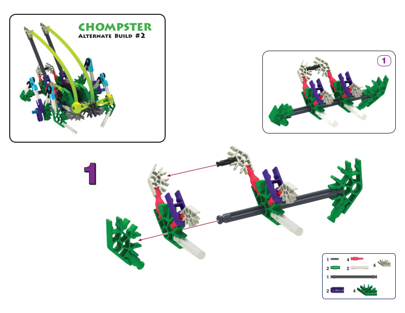 Beasts Alive Chompster Alt 2 33482 instruction manual