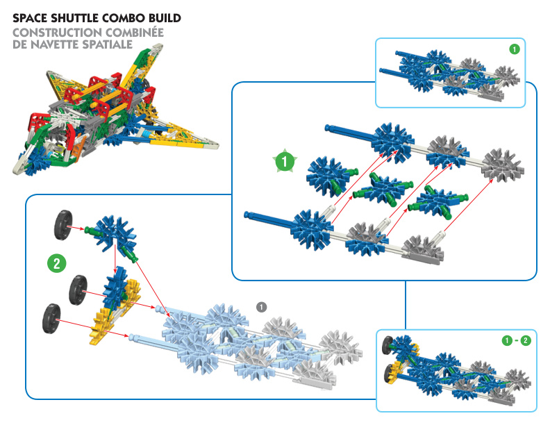 Plane Helicopter and Truck Five Below COMBO Space Shuttle 17558 17559 17560 instruction manual