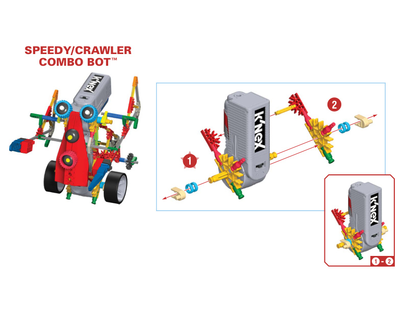 Collect and Build Micro Bots Speedy and Crawler COMBO 12164 12162 instruction manual
