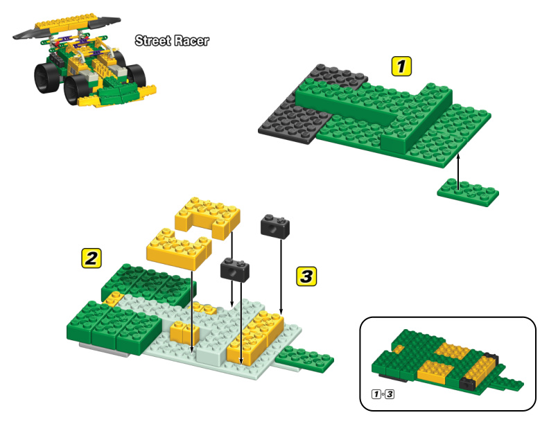 61007 61023 Street Racer instruction manual