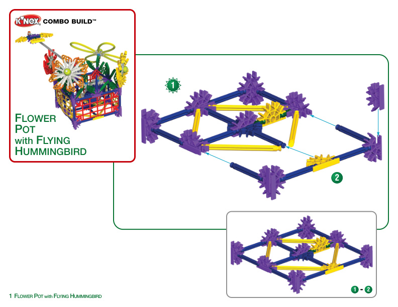 15115 12056 Flower Pot Hummingbird instruction manual