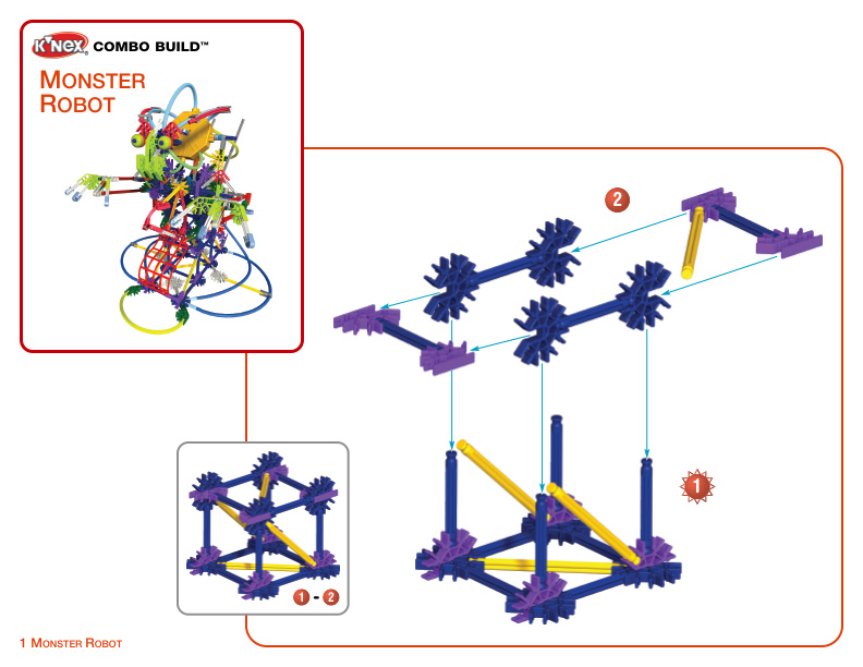 13065 15115 Monster Robot instruction manual