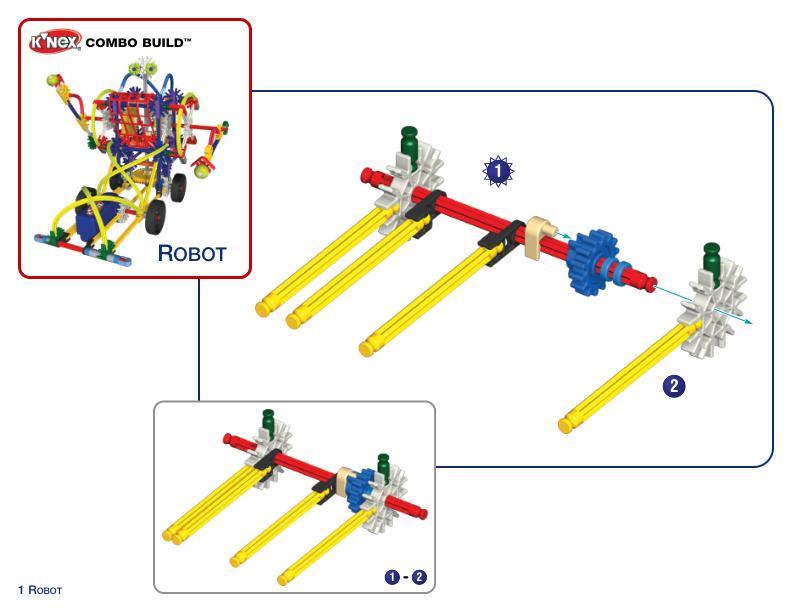 50 Model Super Structures and 20 Model Gear Action COMBO Robot 15115 12056 instruction manual
