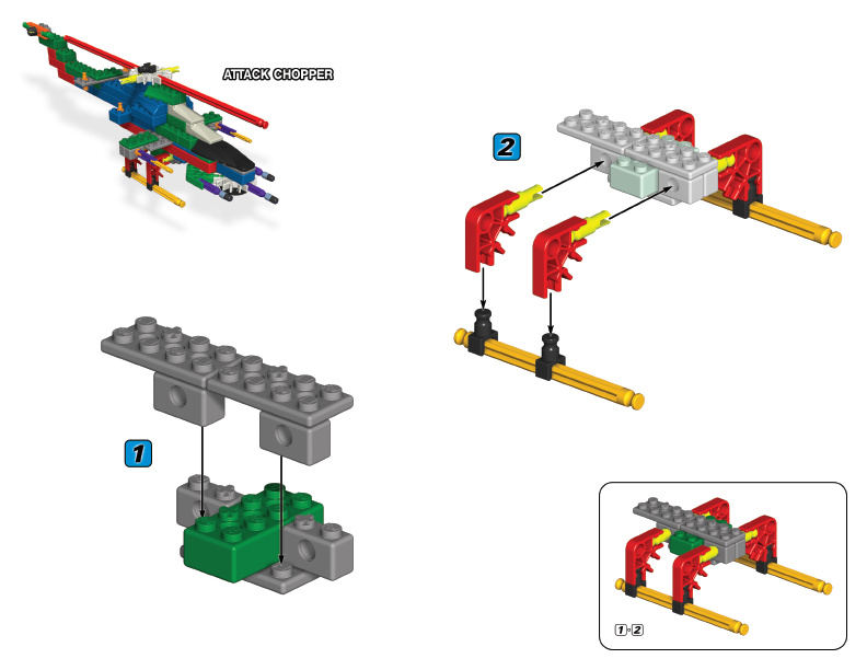 10 Model Speed Machines Fun Rides and Wheel Action COMBO Attack Chopper 61003 61005 61007 instruction manual