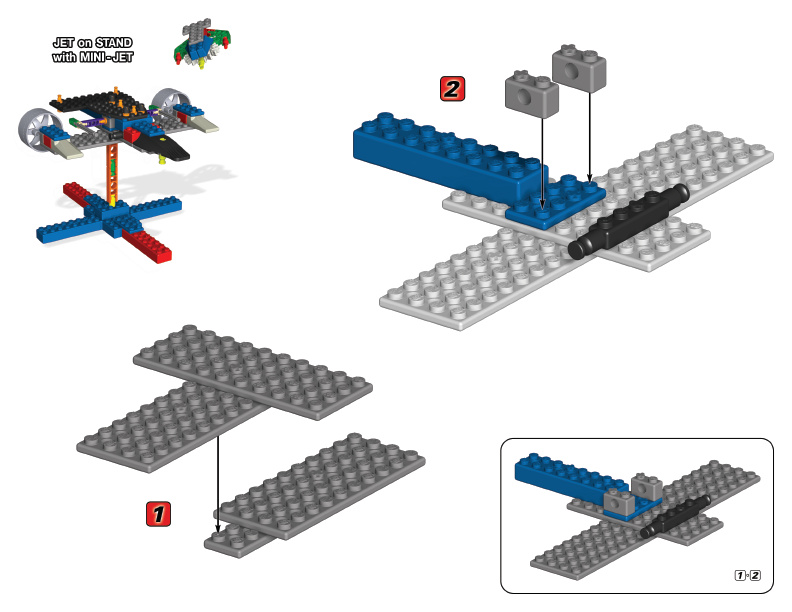 10 Model Speed Machines and 10 Model Fun Rides COMBO Jet and Mini Jet 61003 61005 instruction manual
