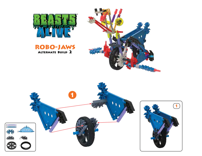 Beasts Alive Robo Jaws Alt 2 34406 instruction manual