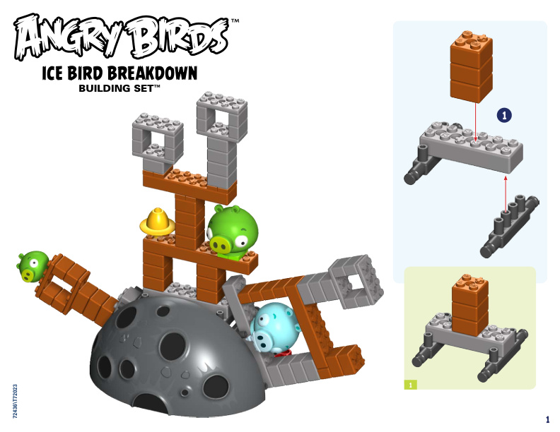 Angry Birds Ice Bird Breakdown Alt Refresh 72402 instruction manual
