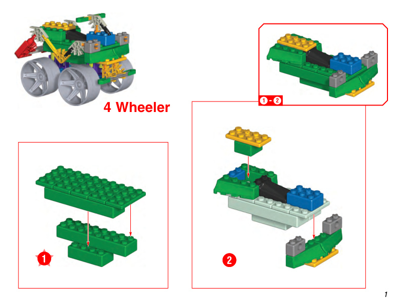 Building with Bricks Alt 61009 instruction manual