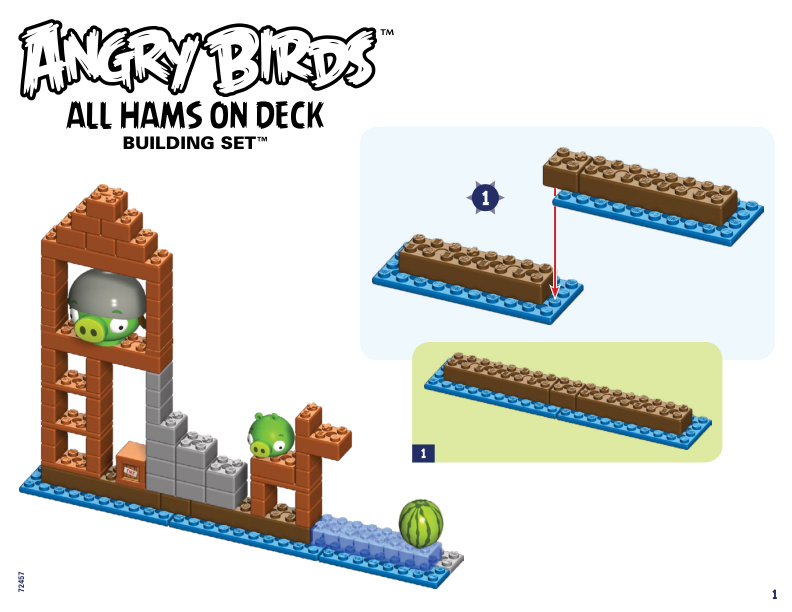 Angry Birds All Hams On Deck Alt 72457 instruction manual