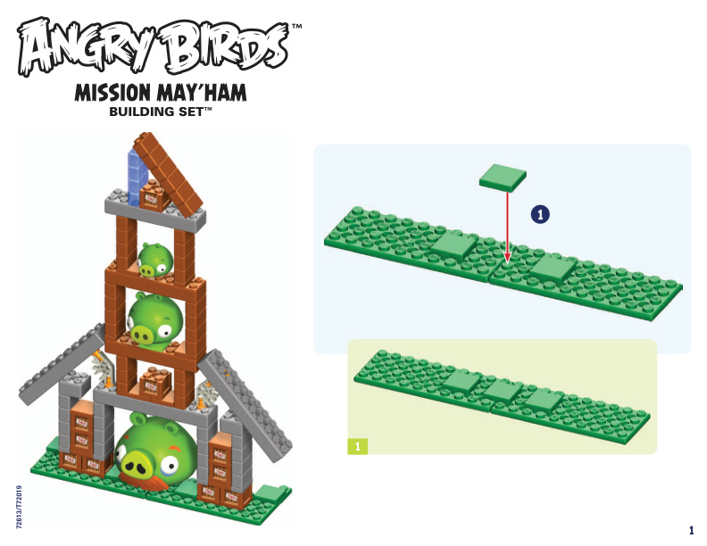 Angry Birds Mission Mayham Alt 72613 instruction manual
