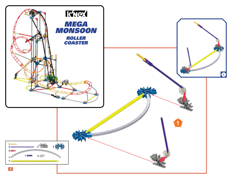 Electric Inferno Roller Coaster Alt Mega Monsoon 17040 instruction manual