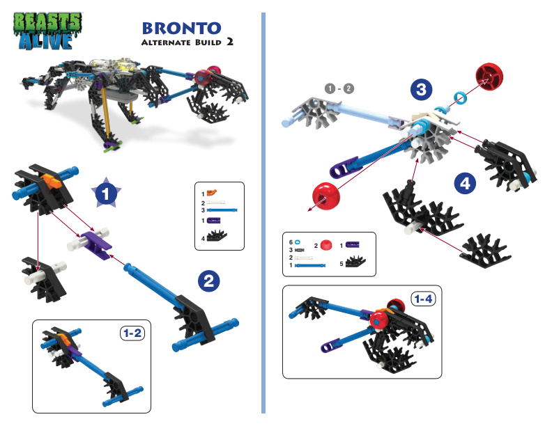Beasts Alive Bronto Alt 2 34483 instruction manual