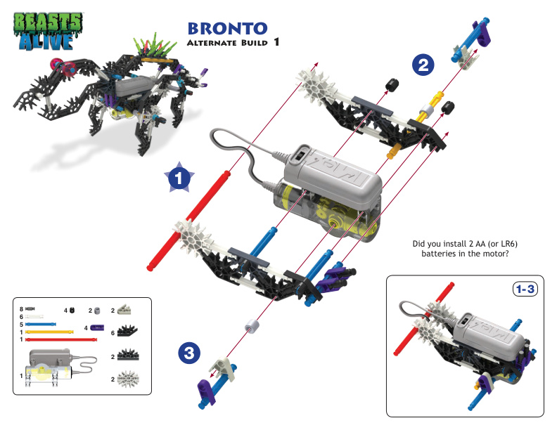 Beasts Alive Bronto Alt 1 34483 instruction manual