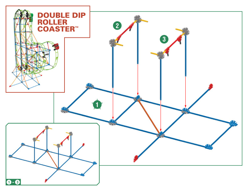 Steel Scorpion Roller Coaster Alt Double Dip 51485 instruction manual