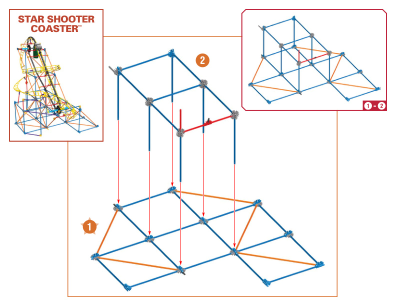 Cosmic Twist Roller Coaster Alt Star Shooter 51047 instruction manual