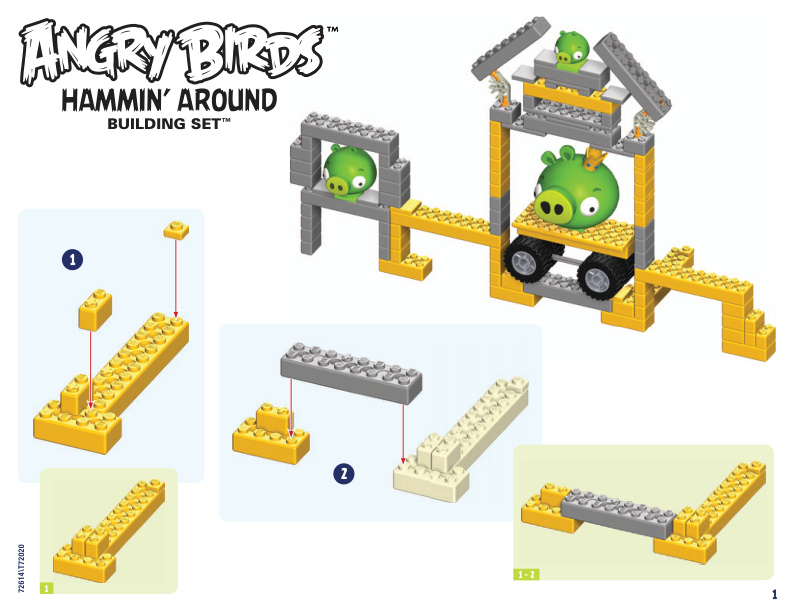 Angry Birds Hammin Around Alt 72614 instruction manual