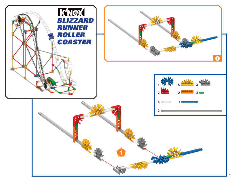 Blizzard Blast Roller Coaster Alt Blizzard Runner 54401 instruction manual