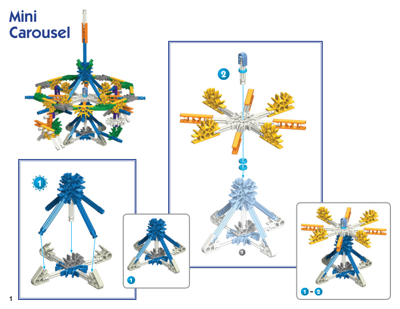 800 Value Tub Alt Mini Carousel 12476 instruction manual