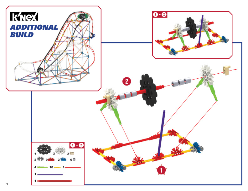 All Star Adventure Roller Coaster Additional Build 59440 instruction manual