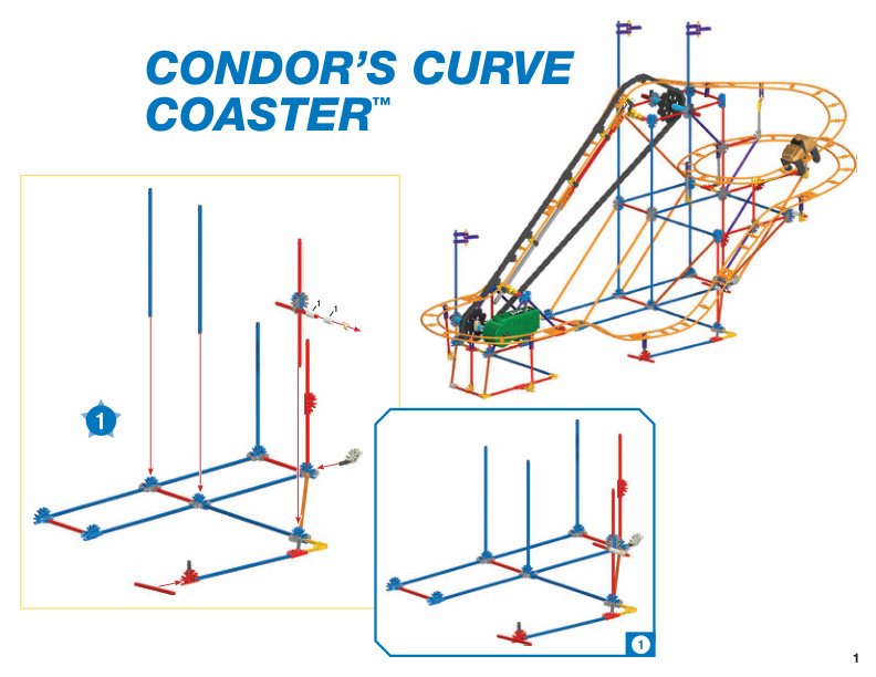 Phoenix Fury Roller Coaster Alt Condors Curve 50538 instruction manual