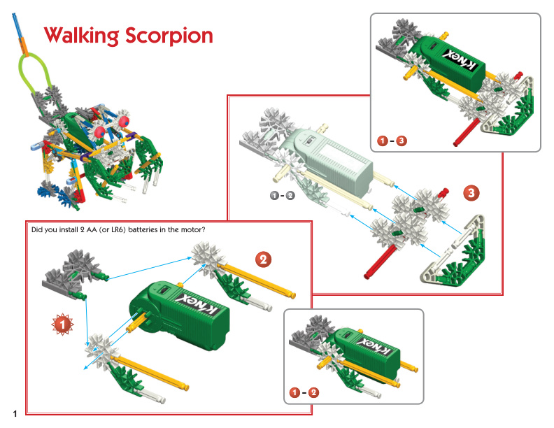 800 Value Tub Web Walking Scorpion 12476 instruction manual